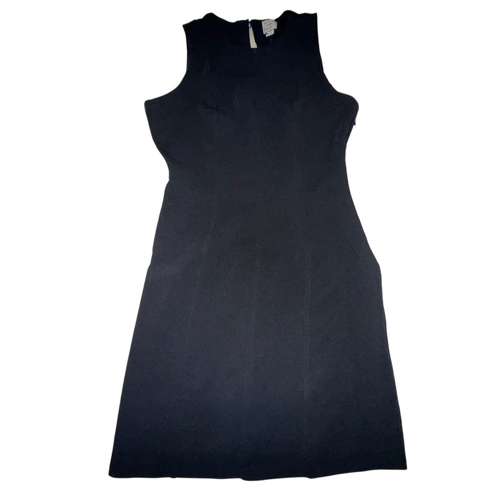 A New Day Women's Sleeveless Little Black Dress Shift Mini Size 2 NWT
